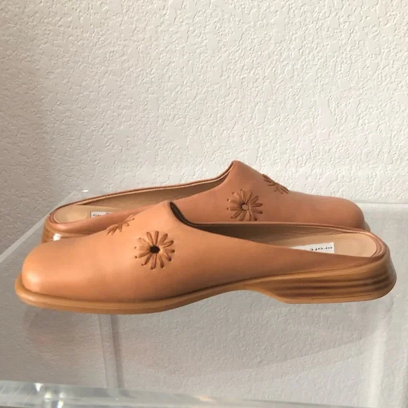 Vintage Y2K Croft & Barrow Leather Mule Slides - Picture 9 of 12